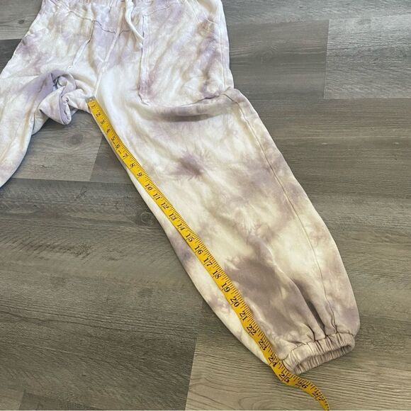 POL Tie Dye Jogger Pants Athleisure Purple White Medium Comfy - Picture 9 of 11